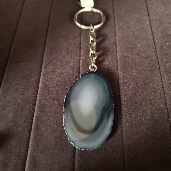 Agate Slice Key Chains - Picture 7 of 11